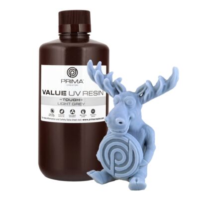 Prima Creator Value Tough UV Rășină (ABS Like) - 1000 ml - Gri - 1.2kg