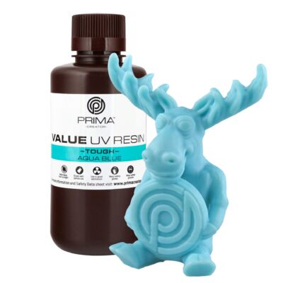 Prima Creator Value Tough UV Rășină (ABS Like) - 500 ml - Albastru Aqua - Albastru