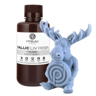 Prima Creator Value Tough UV Rășină (ABS Like) - 500 ml - Gri