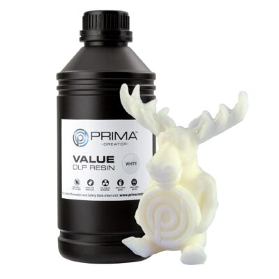 Rășină Prima Creator Value UV / DLP - 1000 ml - Alb pentru imprimare 3D