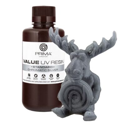 Rășină Prima Creator Value UV / DLP - 500 ml - Argintiu Chromatic