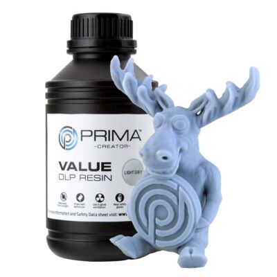 Rășină Prima Creator Value UV / DLP - 500 ml - Gri Deschis
