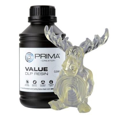 Prima Creator Value UV / DLP Rășină Transparentă - 500 ml
