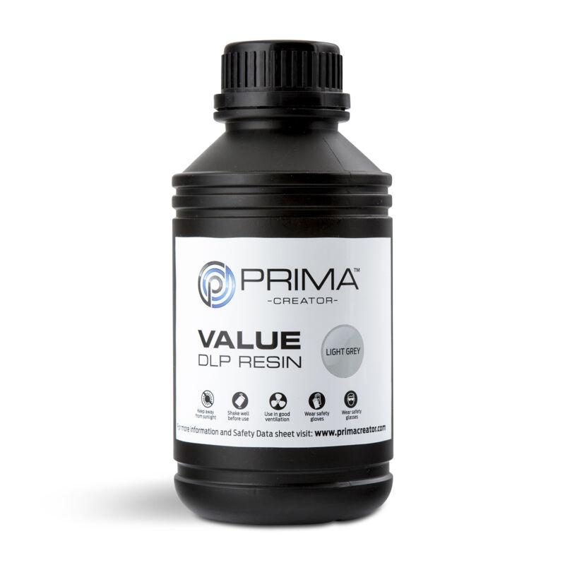 Rășină Prima Creator Value UV / DLP - 500 ml - Gri Deschis - imagine 3