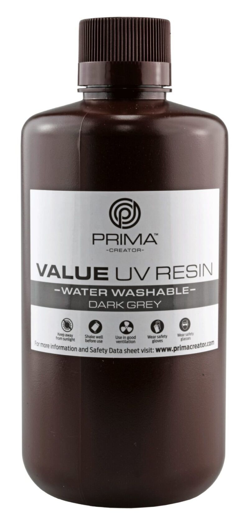 Prima Creator Value Rășină UV Lavabilă cu Apă - 1000 ml - Gri - 1.2kg - imagine 3