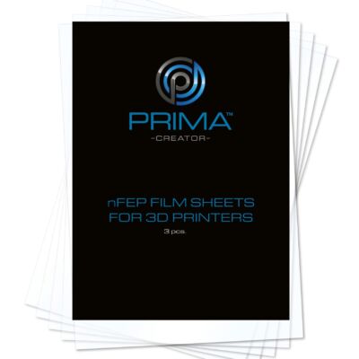 PrimaCreator nFEP Film Sheets pentru imprimante 3D - 140 x 200 mm - pachet de 3 - 200mm - 85g