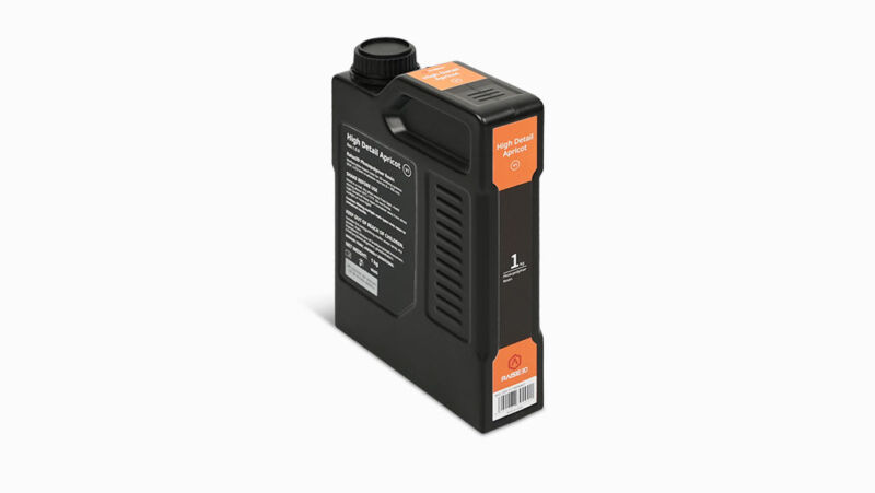Raise3D Detaliu Înalt Apricot V1 Rășină 1kg - imagine 3