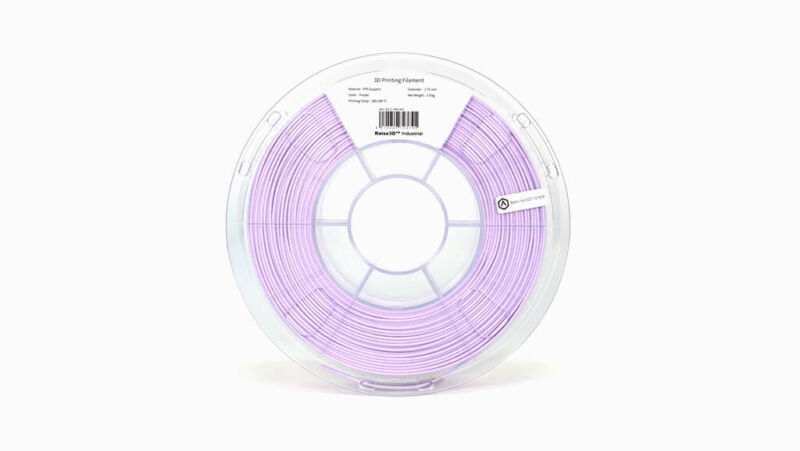 Filament de suport Industrial PPA Raise3D Violet - Violet - 1.75mm - 1.9kg - imagine 3