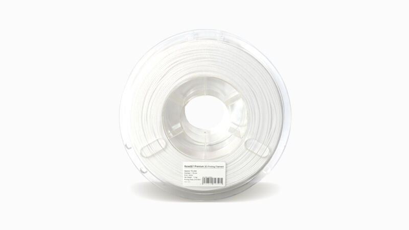 Raise3D Premium TPU 95A - Alb - 1.75mm - 1.3kg - imagine 3