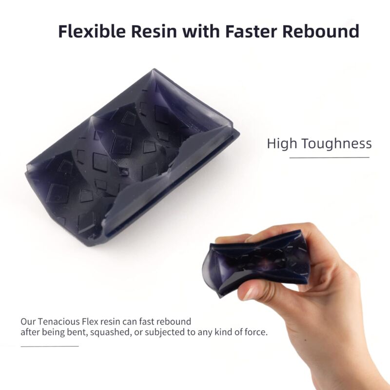 Siraya Tech Tenacious - 70A Flex Negru - Negru - 1.75mm - 1.2kg - imagine 3