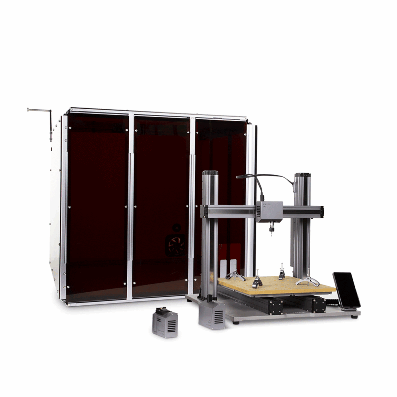 Imprimantă 3D Snapmaker 2.0 3 în 1 cu carcasă - versiunea îmbunătățită A350T - imagine 5