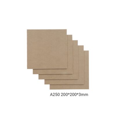 Snapmaker MDF Sheet-A250 / 200x200x3mm / 5-pachet