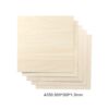 Foaie de lemn de basswood Snapmaker - A350 / 300x300x1,5mm / pachet de 5 bucăți