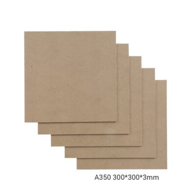 Snapmaker MDF Wood Sheet-A350 / 300x300x3mm / 5-pachet - 3mm - 1kg