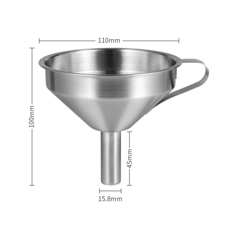 Funnel din Oțel Inoxidabil pentru Rășină cu Filtru Reutilizabil - imagine 3