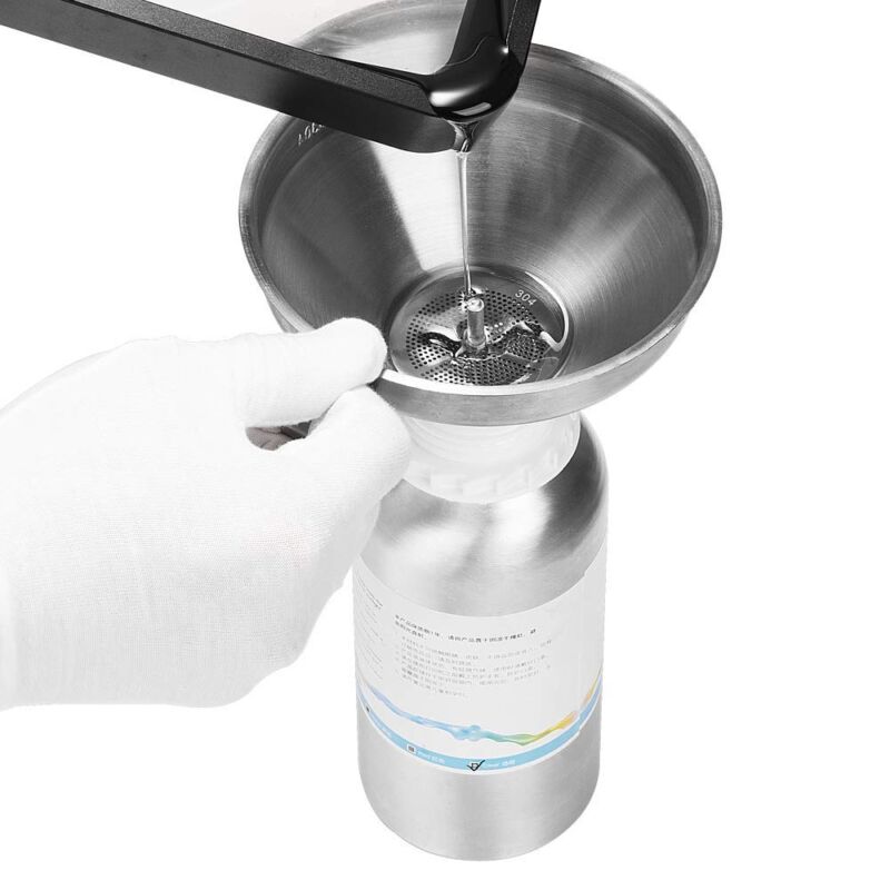 Funnel din Oțel Inoxidabil pentru Rășină cu Filtru Reutilizabil - imagine 4