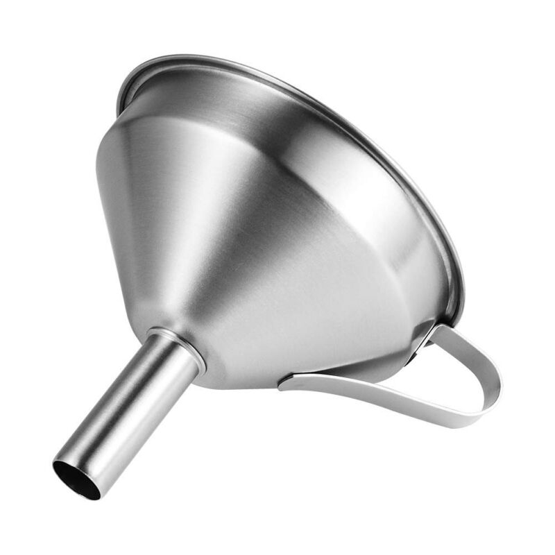 Funnel din Oțel Inoxidabil pentru Rășină cu Filtru Reutilizabil - imagine 6