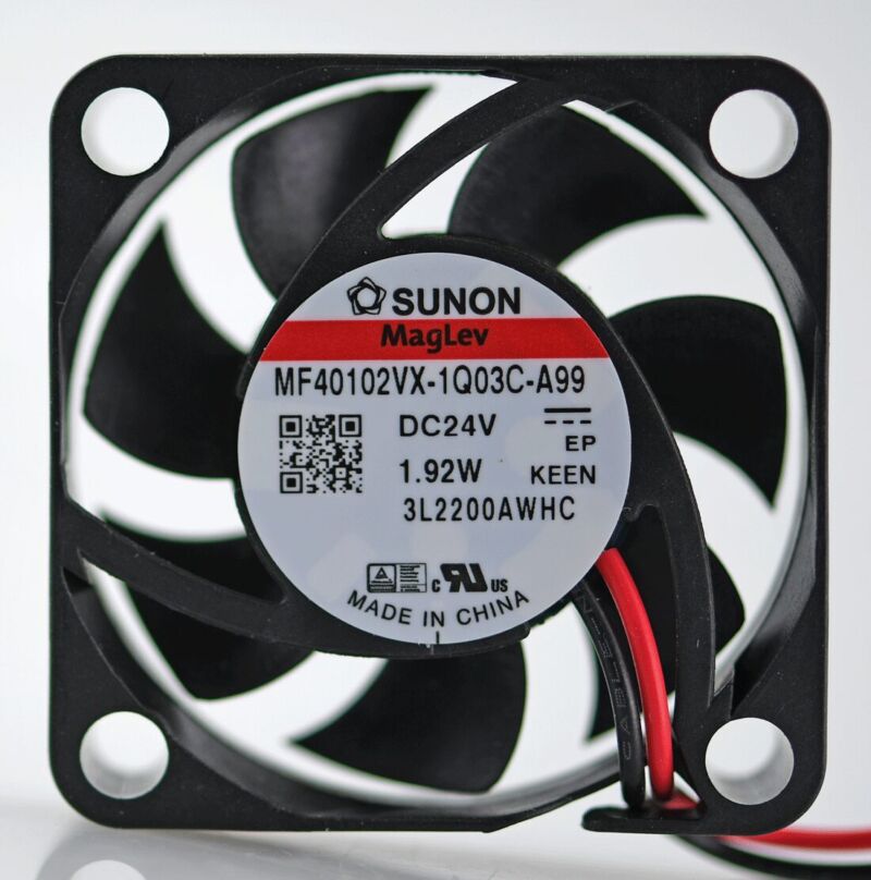 Ventilator axial cu rulmenți cu bile duale Sunon Magle - 40x40x10 mm - 24V - imagine 3