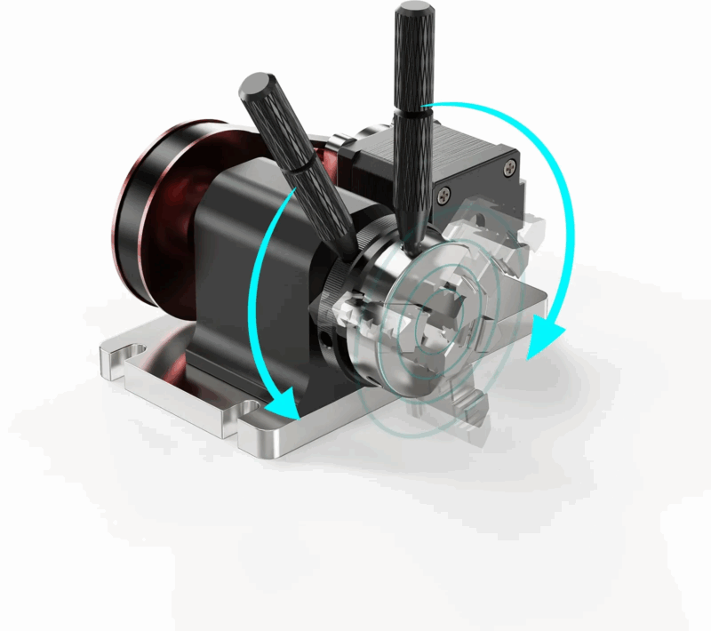 TwoTrees Kit Modul Rotativ CNC cu 4 Axe pentru TTC450 - imagine 3