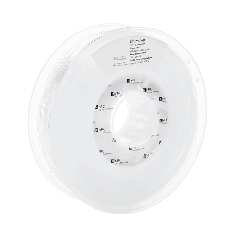 Ultimaker CPE+ - Transparent - 2.85mm - 750g