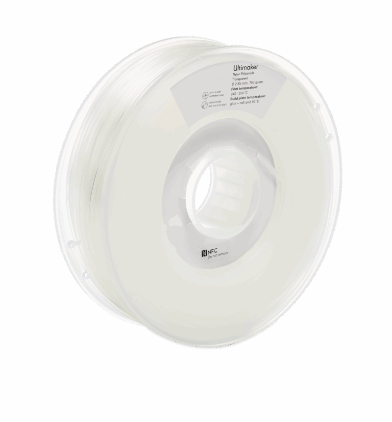 Ultimaker Nylon - Transparent - 2.85mm - 750g