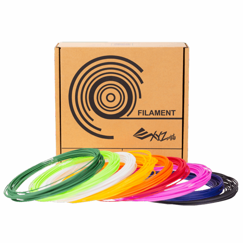 XYZPrinting 3D Pen PCL (Low Temp) 1.75 mm filament 216 g – 9 culori x 8 m - 1.75mm - 350g
