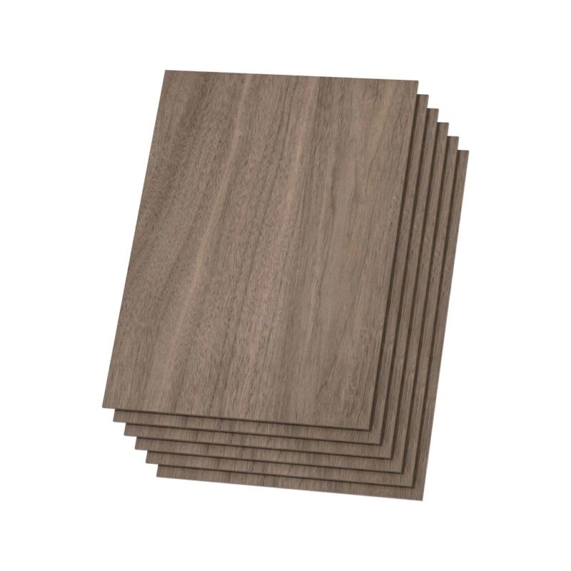 x Tool Plăci din Plywood de Nuc de 3 mm (Pachet de 6) – 3mm – 1kg