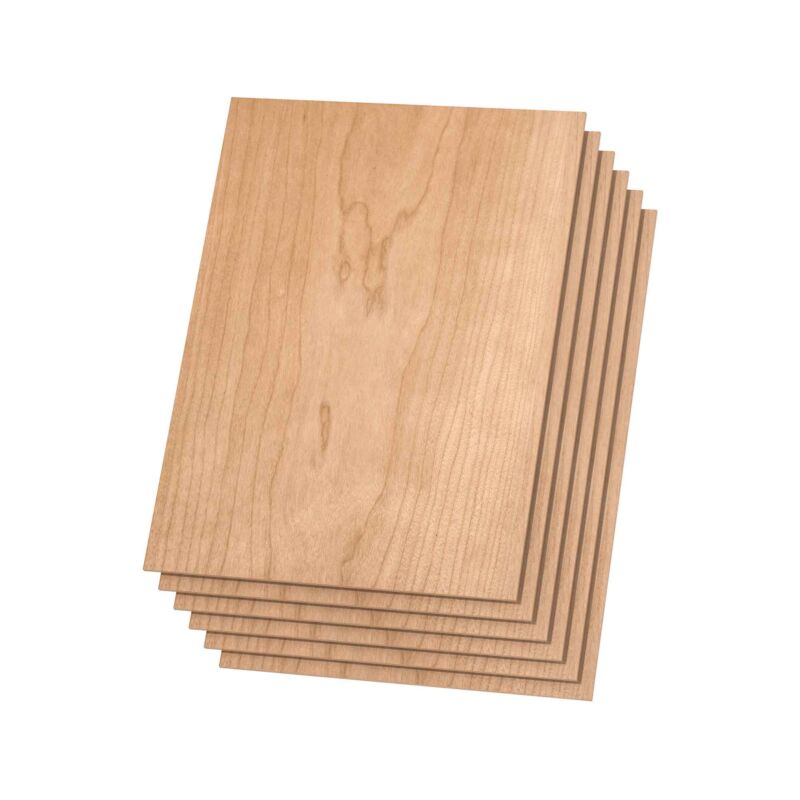 x Tool Pachet 6 Foi Plywood Cireș 3 mm (297x210x3 mm) – 3mm – 1kg