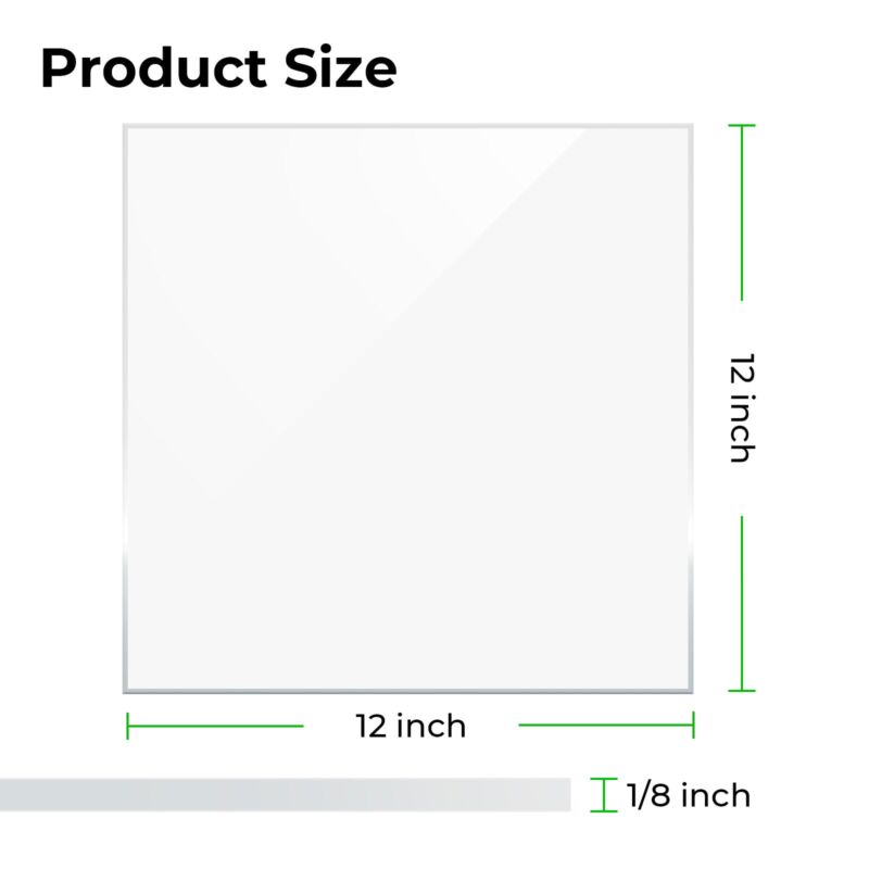 x Tool Foaie Acrilică Transparentă de 3 mm (Pachet de 2) - imagine 3