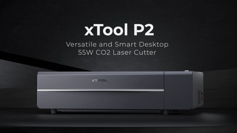 xTool P2 55W - Cutter cu laser CO2 de birou - imagine 4