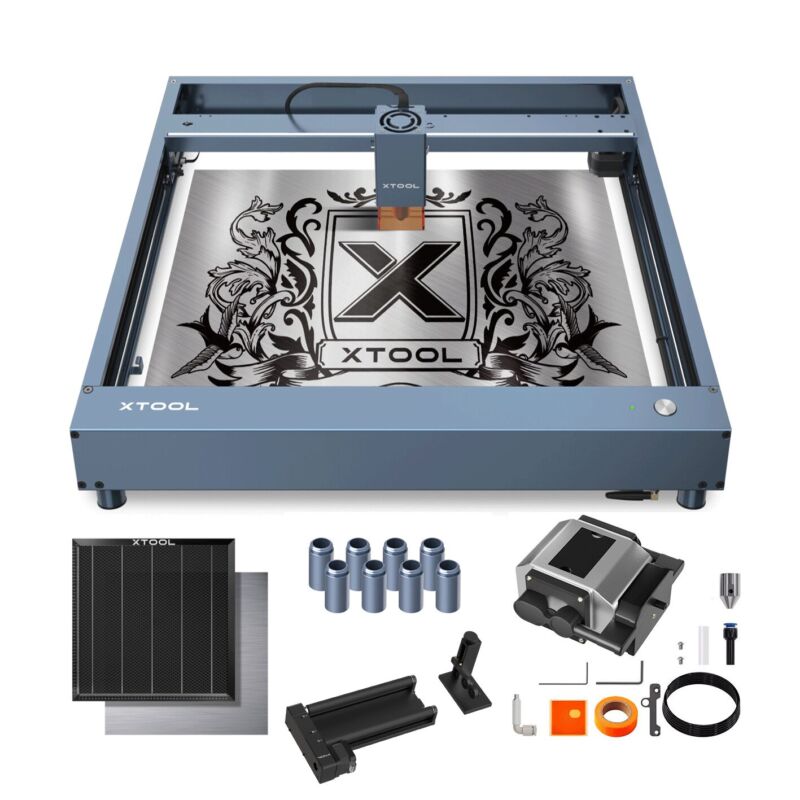 xTool D1 Pro 10W - Mașină de gravare și tăiere cu laser DIY cu diodă de precizie mai mare - imagine 6