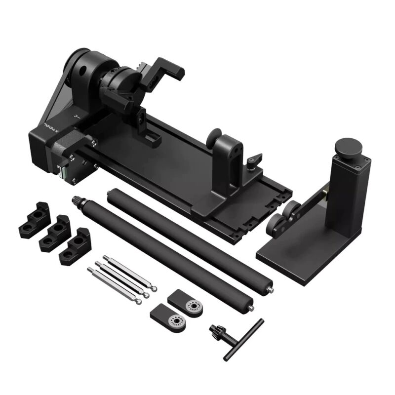 xTool Rotary Attachment 2 Pro - RA2 Pro - imagine 4