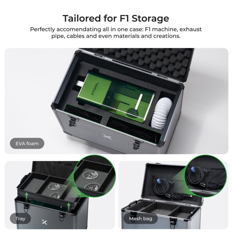 xTool F1 Rolling Hard Case - imagine 4