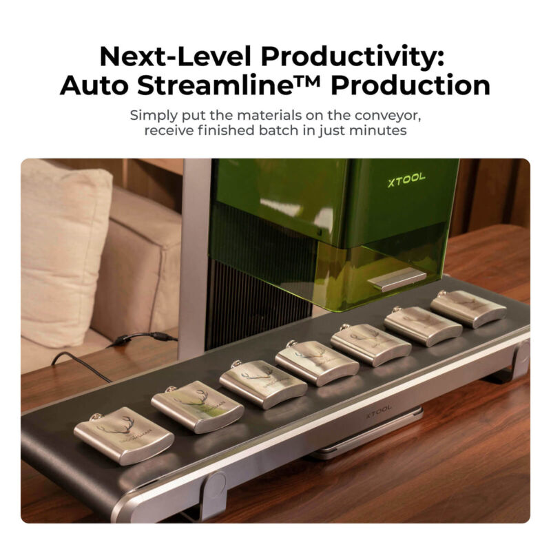 xTool F1 Ultra Conveyor - imagine 3