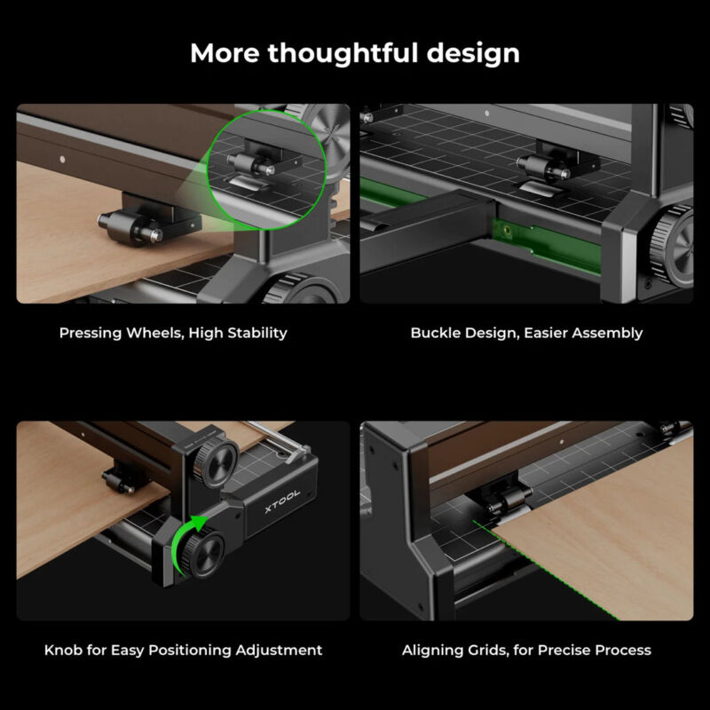 xTool P2 Alimentator Automatic cu Conveior - imagine 6