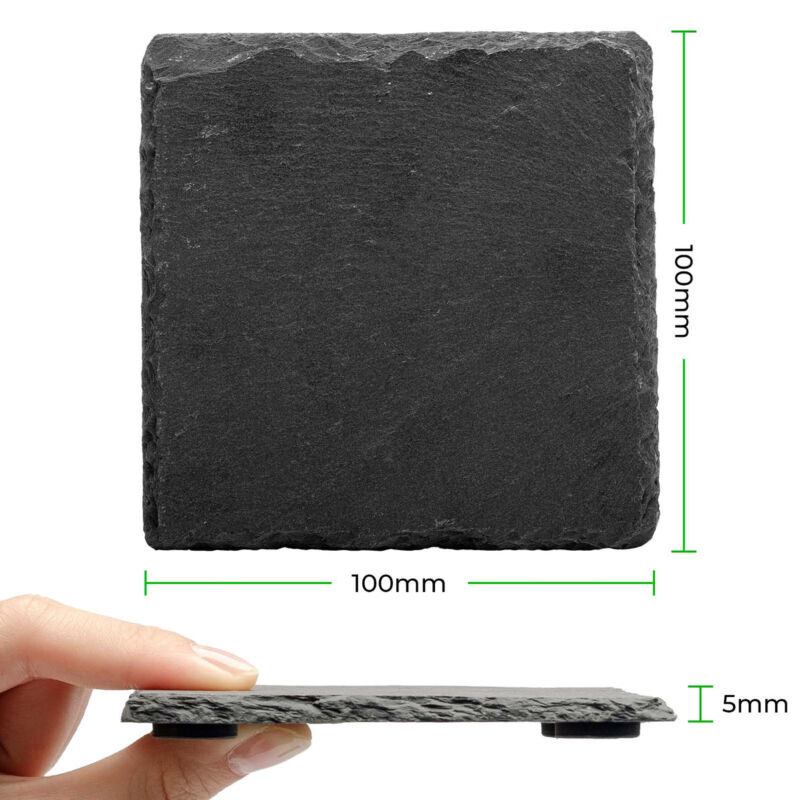 x Tool Square Rock Coaster - Set de 4 bucăți - imagine 4