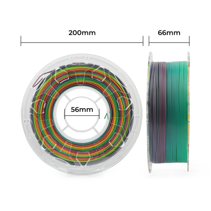 Creality CR-PLA Filament - Rainbow - 1.75mm - 1.3kg - imagine 4