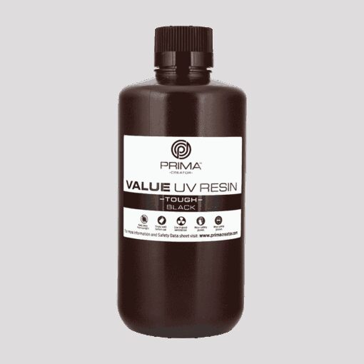 Prima Creator Value Tough UV Rășină (ABS Like) - 1000 ml - Negru - 1.2kg