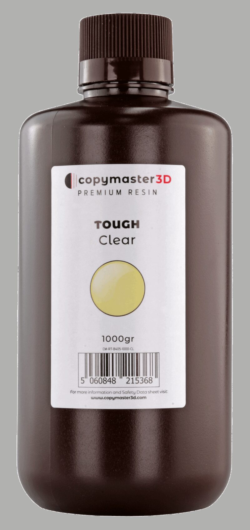 Rășină Copymaster3D Tough UV ABS Like - 1000 ml - Transparent - Transparent - Transparent - 1.2kg