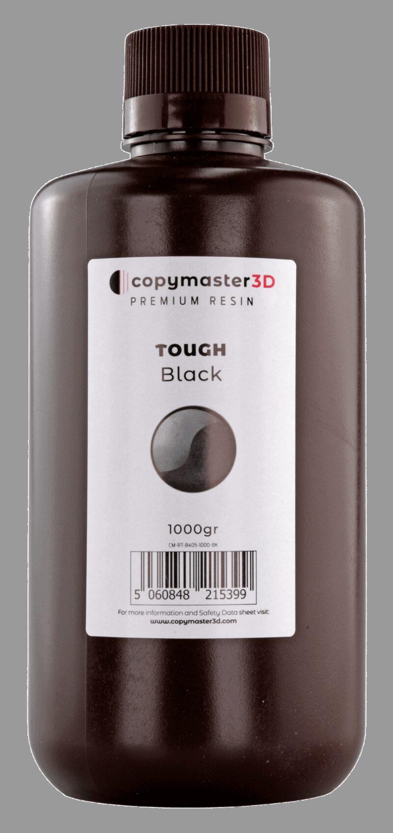 Rășină Copymaster3D Tough UV ABS Like - 1000 ml - Negru - 1.2kg