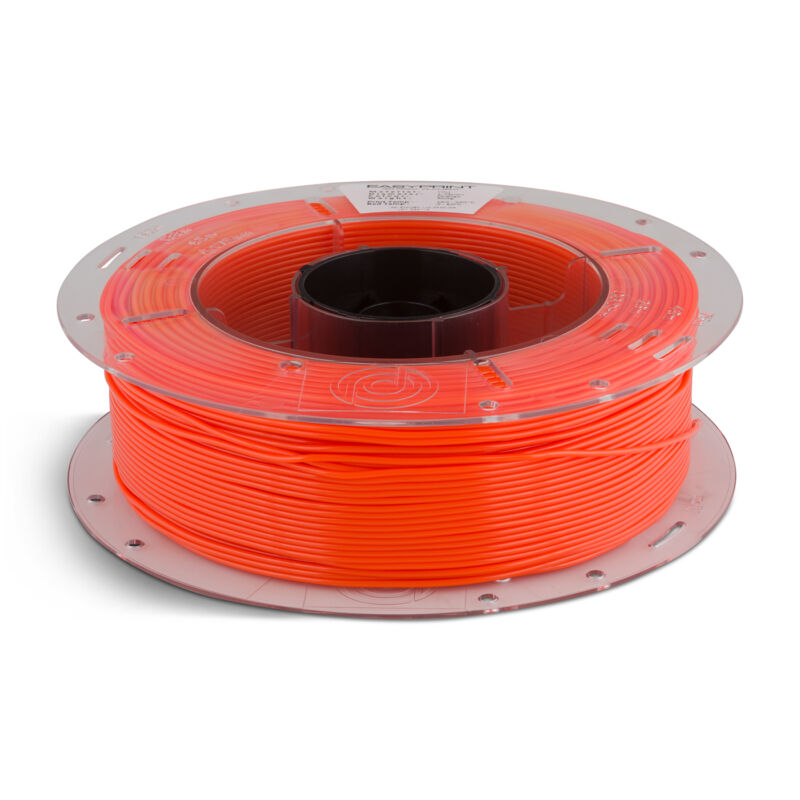 Prima Creator™ Easy Print FLEX TPU 95A - Portocaliu de calitate - Portocaliu - 1.75mm - 700g - imagine 4