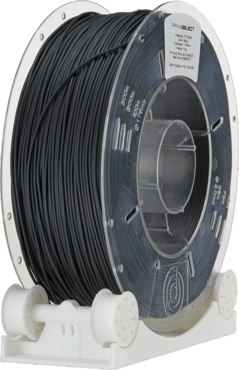 Filament Prima Select TPU 80A - Flexibilitate și Rezistență Superioară - Negru - 1.75mm - 1.3kg - imagine 2