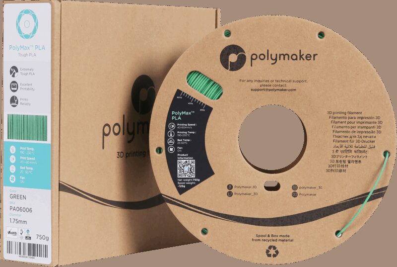 Polymaker PolyMax Tough PLA - Violet - 1.75mm - 900g - imagine 3