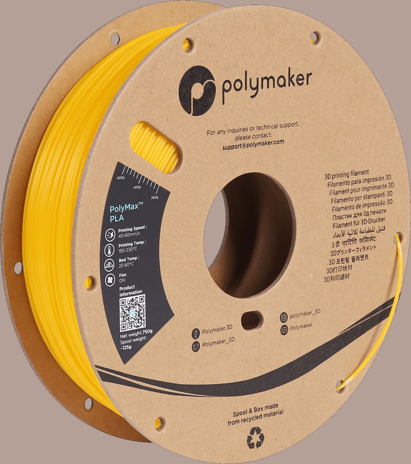 Polymaker PolyMax Tough PLA - 1.75mm - 900g