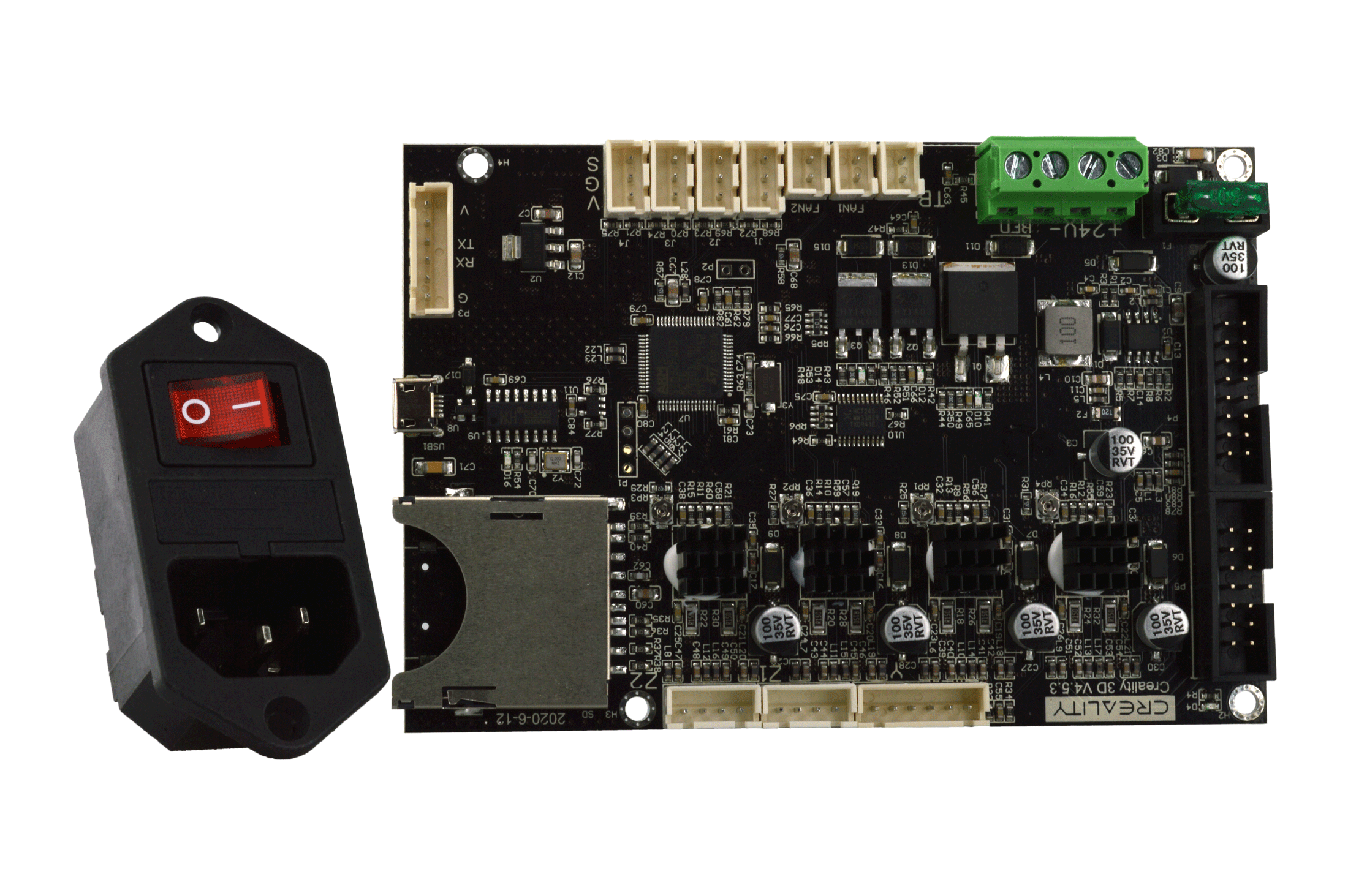 Creality 3D CR 6 SE Mainboard und Power Receptacle Kit 6006010003 25839
