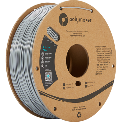 Polymaker PolyLite ASA - Gri - 1.75mm - 1 kg