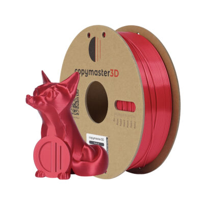Copymaster3D PLA Silk - Rosu Metalizat - 1.75mm - 1 kg
