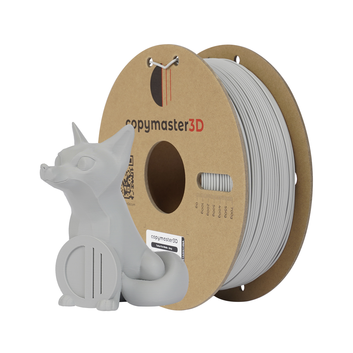 Copymaster3D Turbo PLA Matte - Gri - 1.75mm - 1 kg 3 Copymaster3D Turbo PLA Matte - Gri - 1.75mm - 1 kg