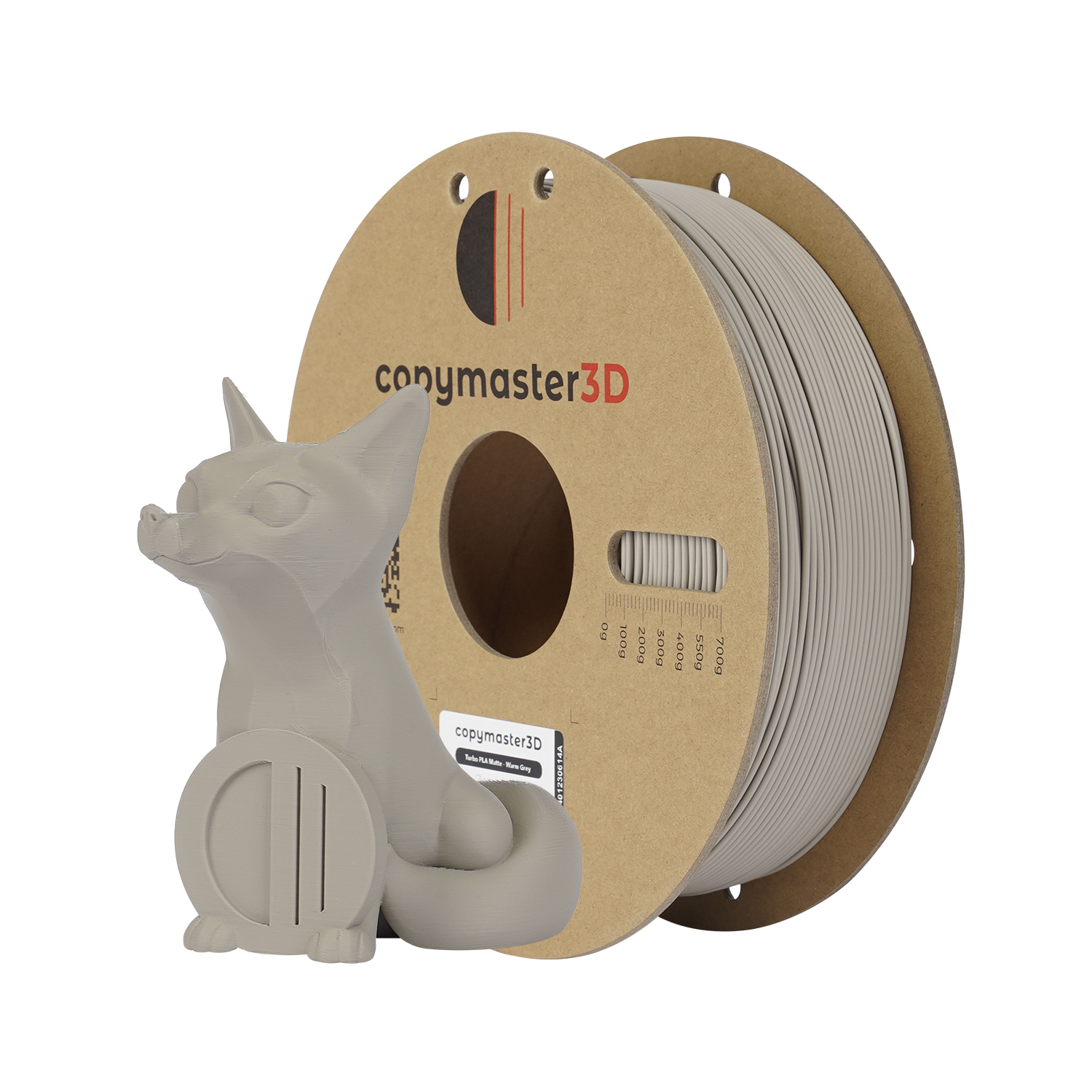 Copymaster3D Turbo PLA Matte - Gri Deschis - 1.75mm - 1 kg 3 Copymaster3D Turbo PLA Matte - Gri Deschis - 1.75mm - 1 kg