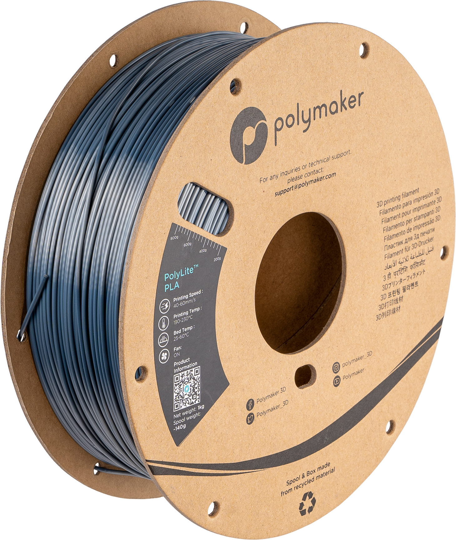 Polymaker PolyLite PLA - Galben Neon - 1.75mm - 1 kg 3 Polymaker PolyLite PLA - Galben Neon - 1.75mm - 1 kg